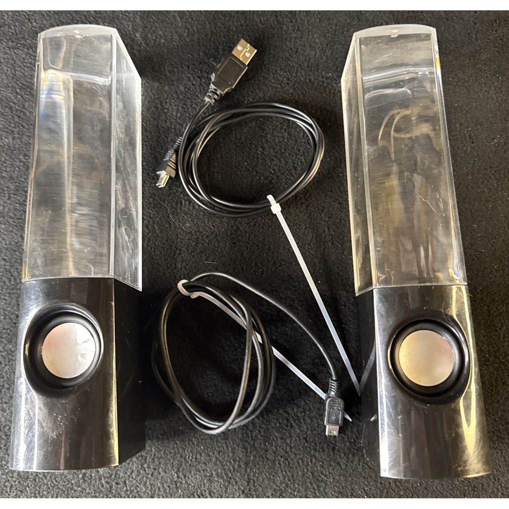 Cra-Z-Art CRAZY LIGHTS USB Magic Water Speakers Black Tested Fast shipping